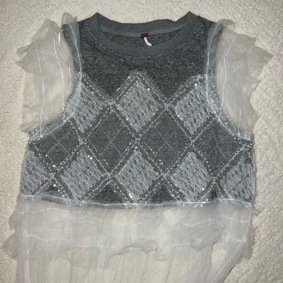 Free People For The Frill Of It Maxi Top NWT size Medium - Picture 5 of 10